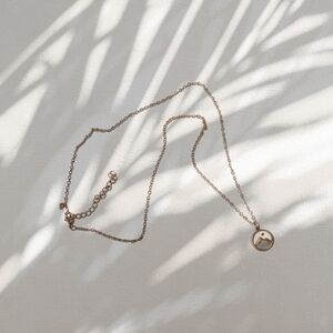 Elegant Gold Necklace with Pendant